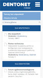 Mobile Screenshot of forum.dentonet.pl