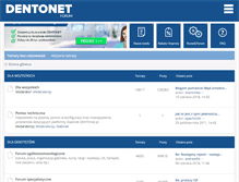 Tablet Screenshot of forum.dentonet.pl